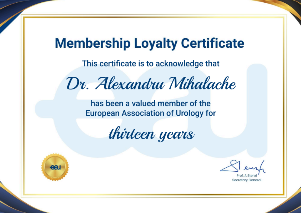 Certificat dr. Mihalache